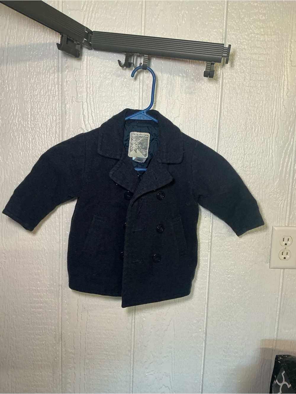 Old Navy Kids Navy Double-Breasted Peacoat